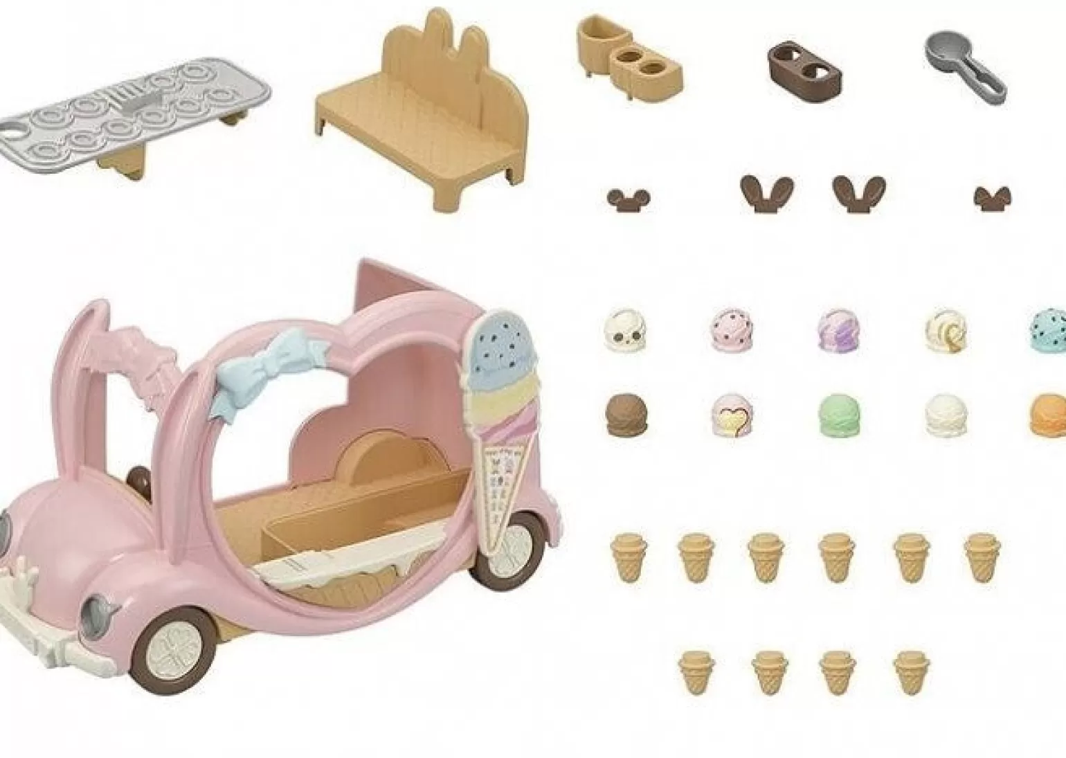 Clearance Ice Cream Van Animals + Figurines