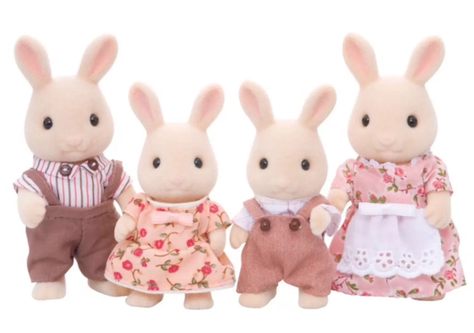 Clearance Milk Rabbit Family Animals + Figurines