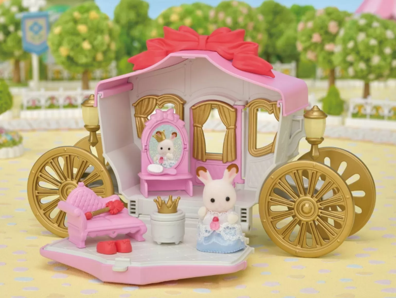 Cheap Royal Carriage Set Dolls + Accessories