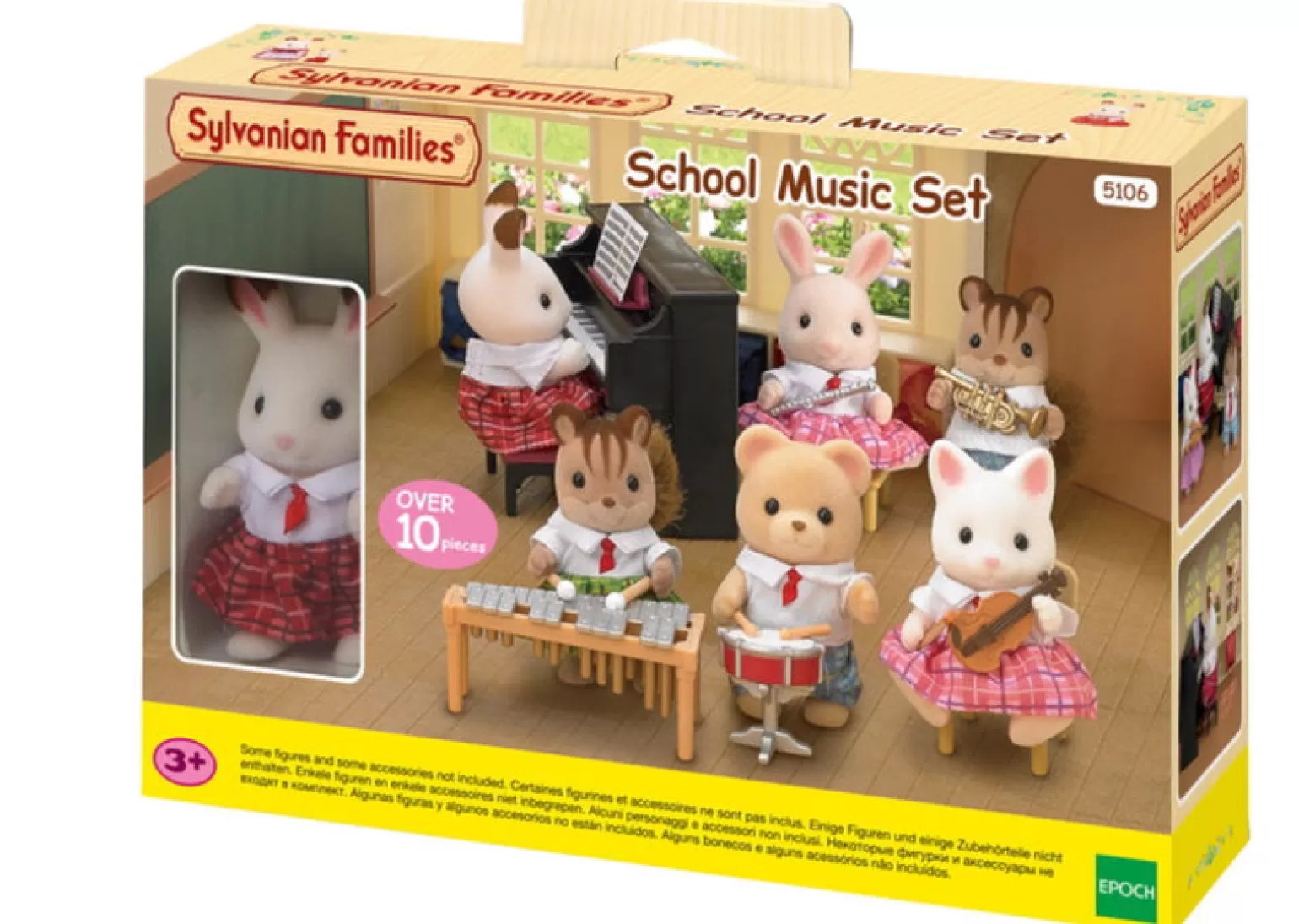 Fashion School Music Set Animals + Figurines