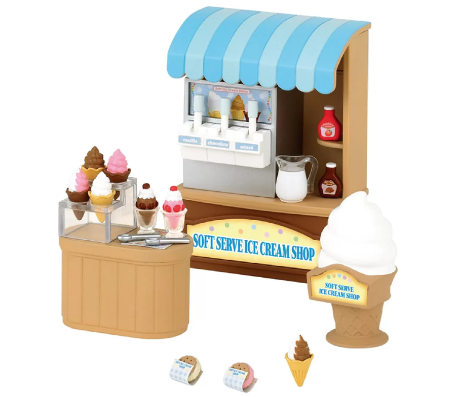 Cheap Soft Serve Ice Cream Shop Animals + Figurines