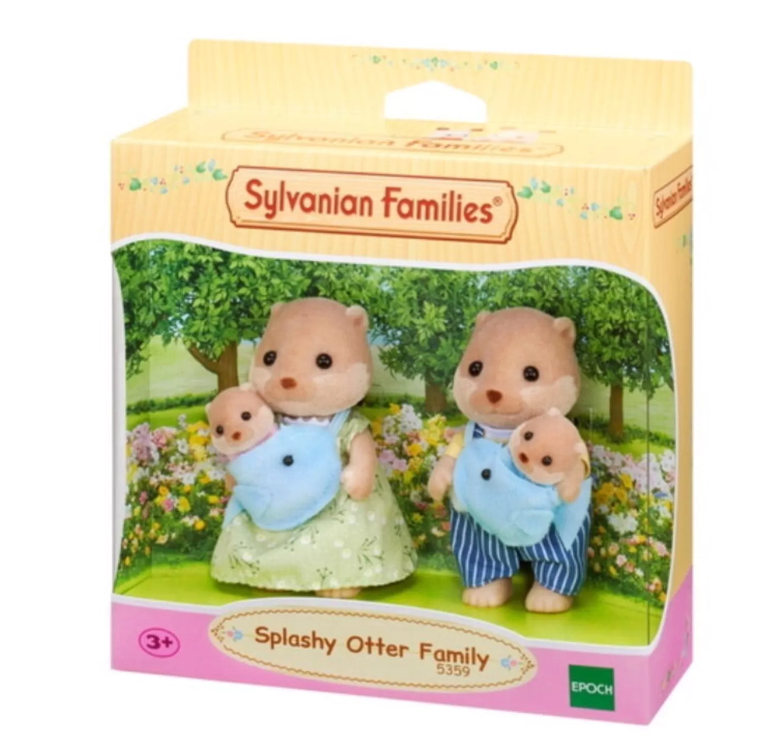 Fashion Splashy Otter Family Animals + Figurines