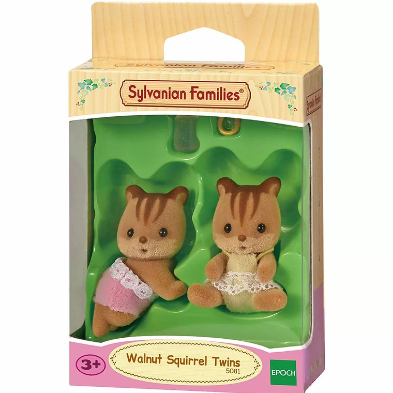 Fashion Walnut Squirrel Twins Animals + Figurines