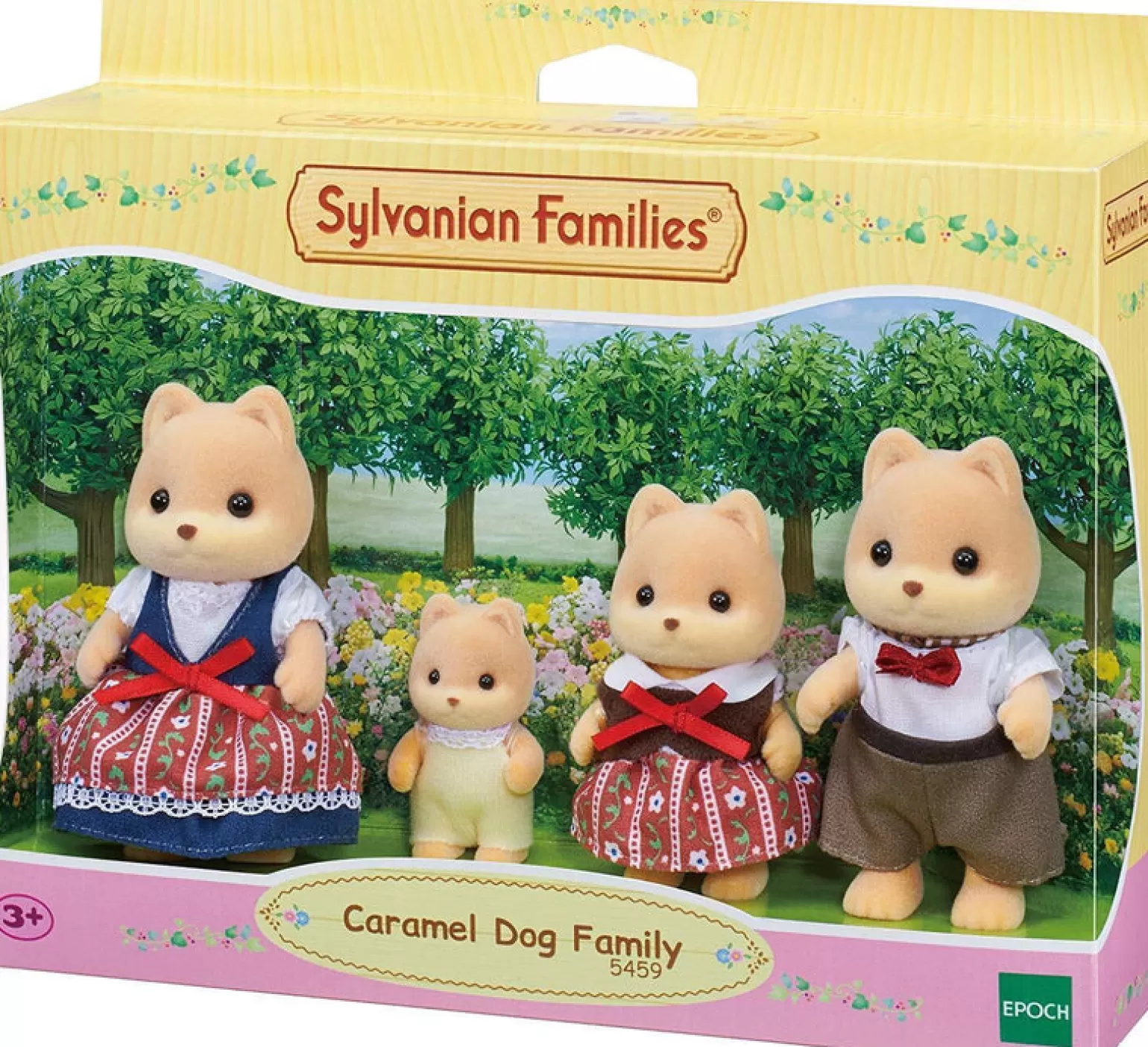 Clearance Sylvanian Family Caramel Dog Family Animals + Figurines