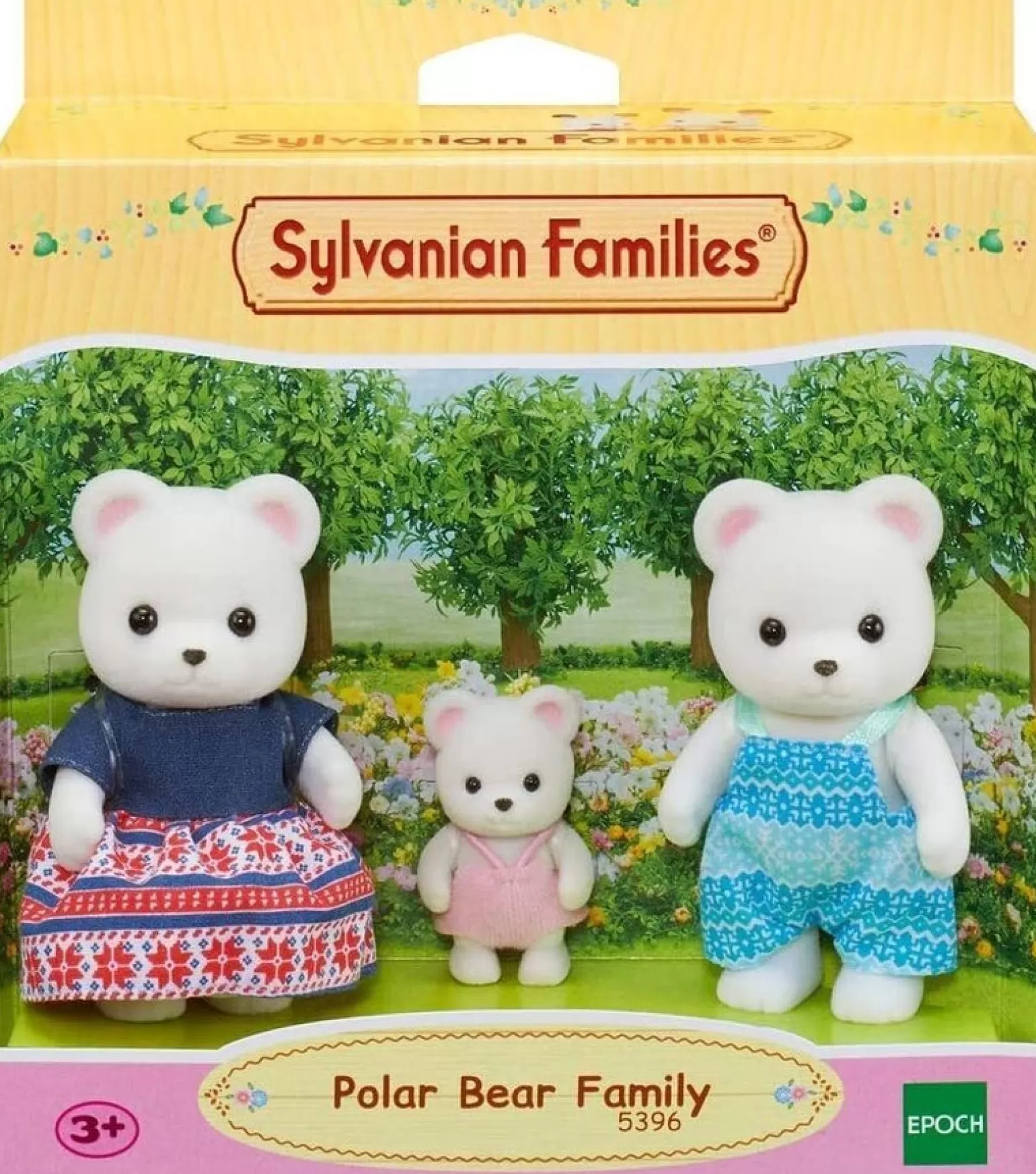 Online Sylvanian Family Polar Bear Family Animals + Figurines