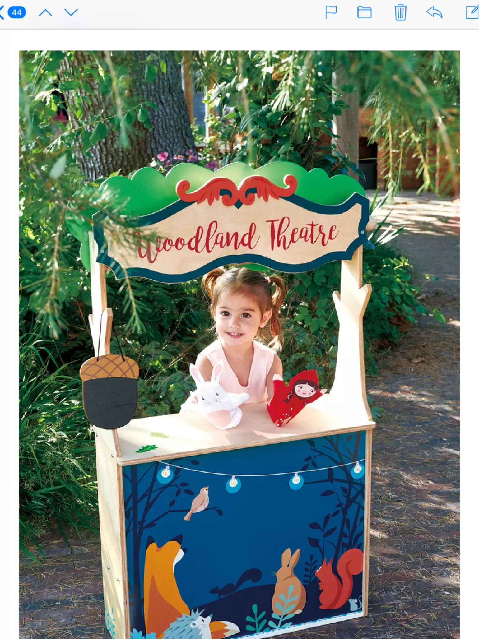 Cheap Tender Leaf - Wooden Theatre & Store Pretend + Imaginative Play