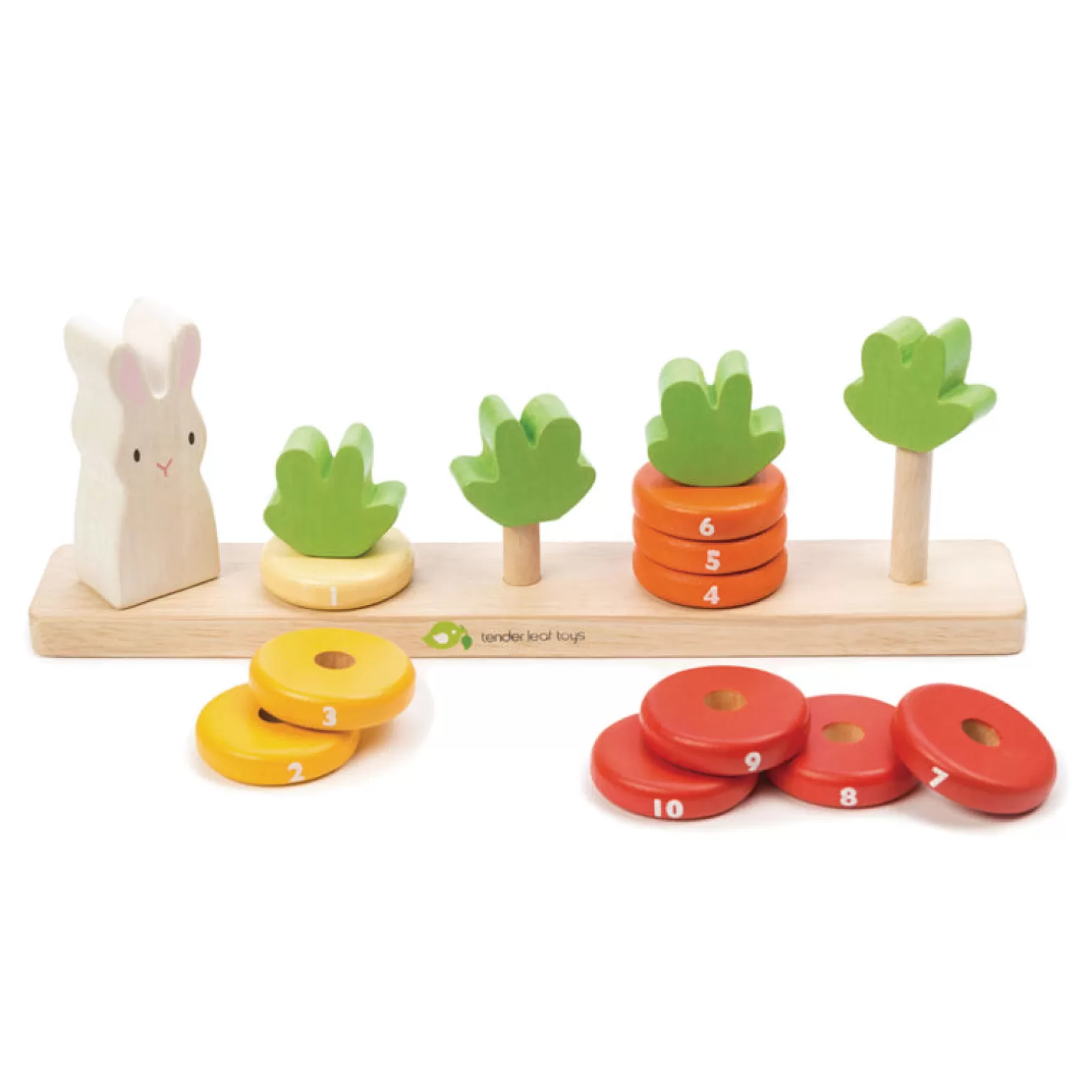 Sale - Counting Carrots Wooden Toys