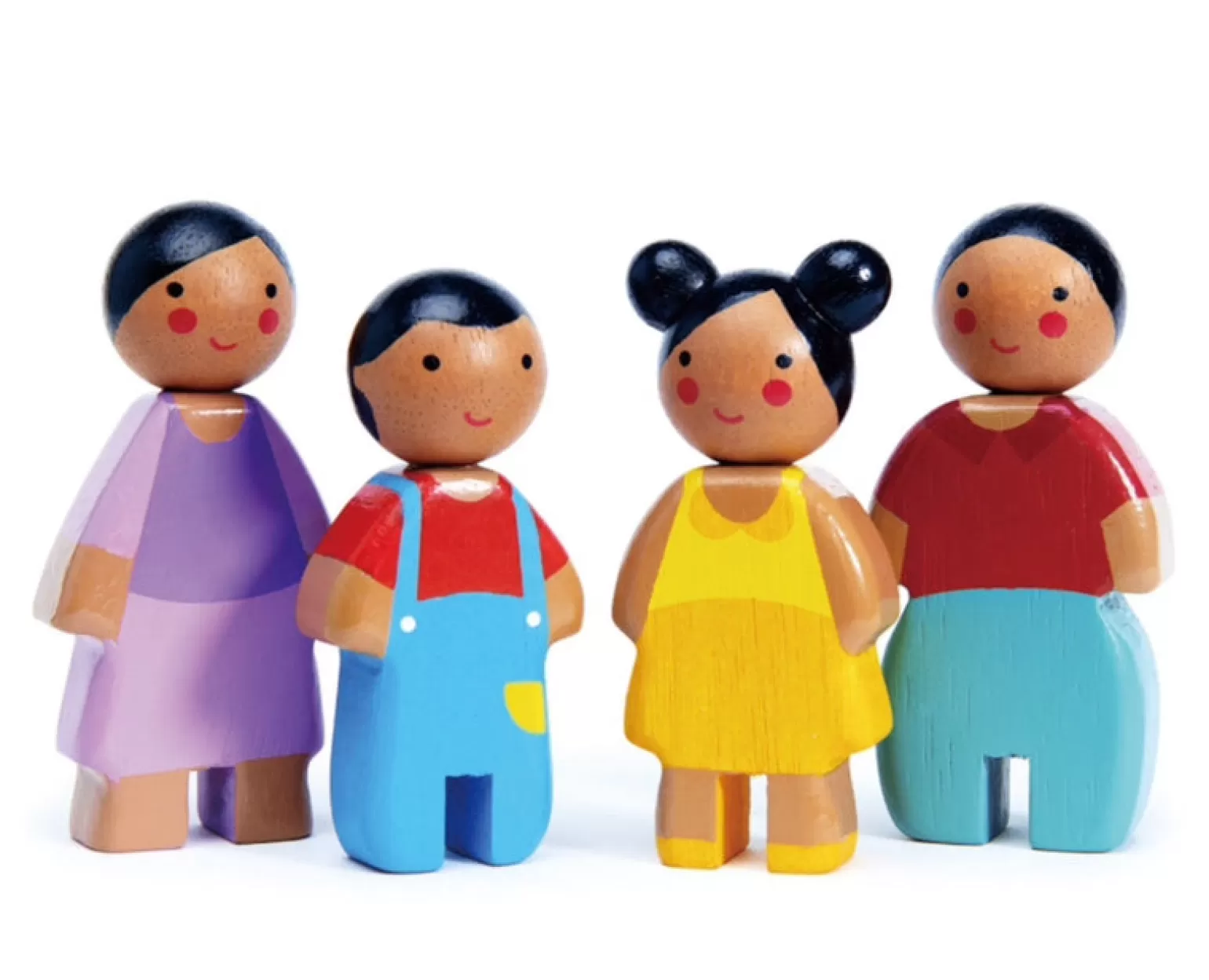 Best - Wooden Doll Family Dolls + Accessories