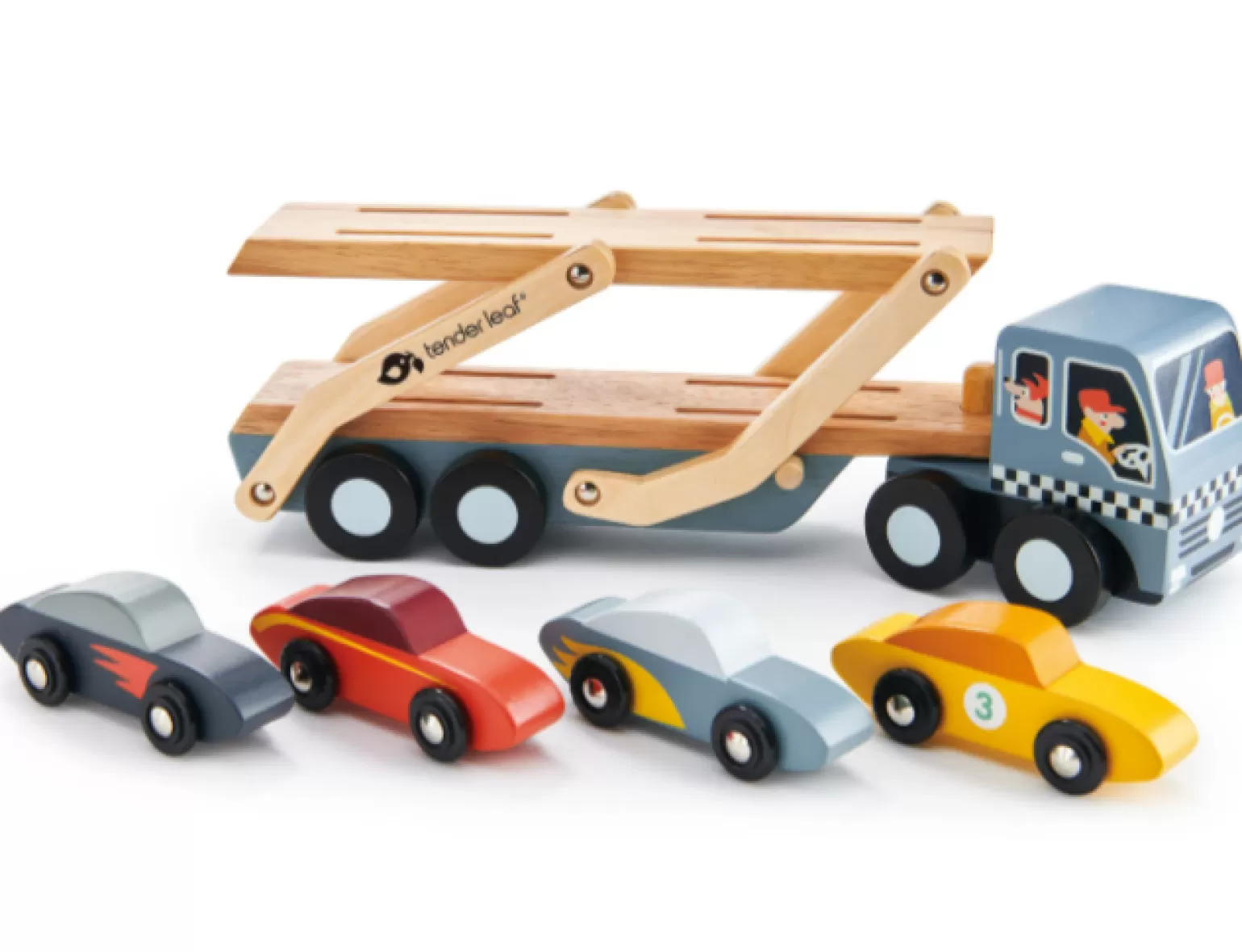 Cheap Car Transporter Wooden Toys