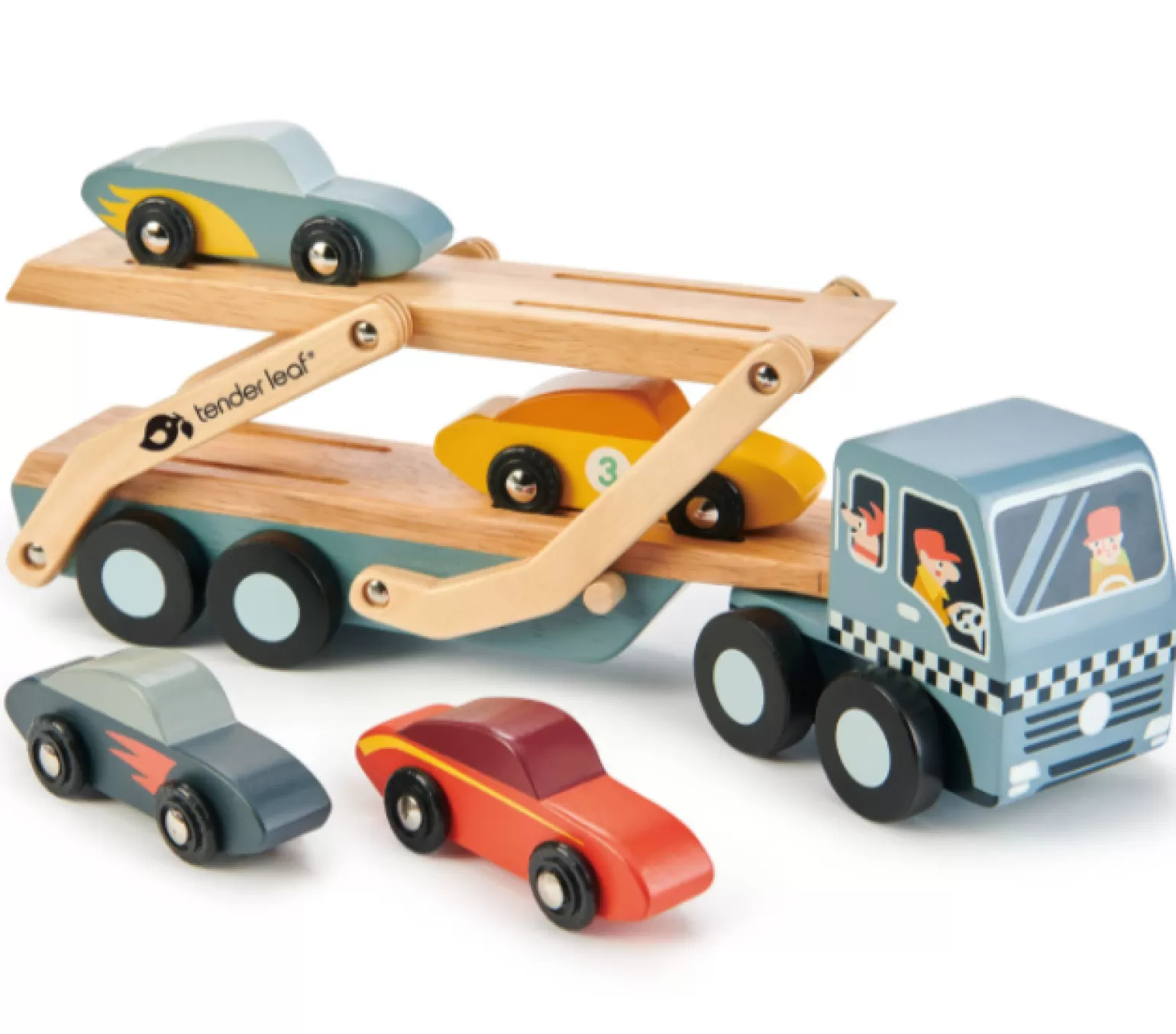 Cheap Car Transporter Wooden Toys