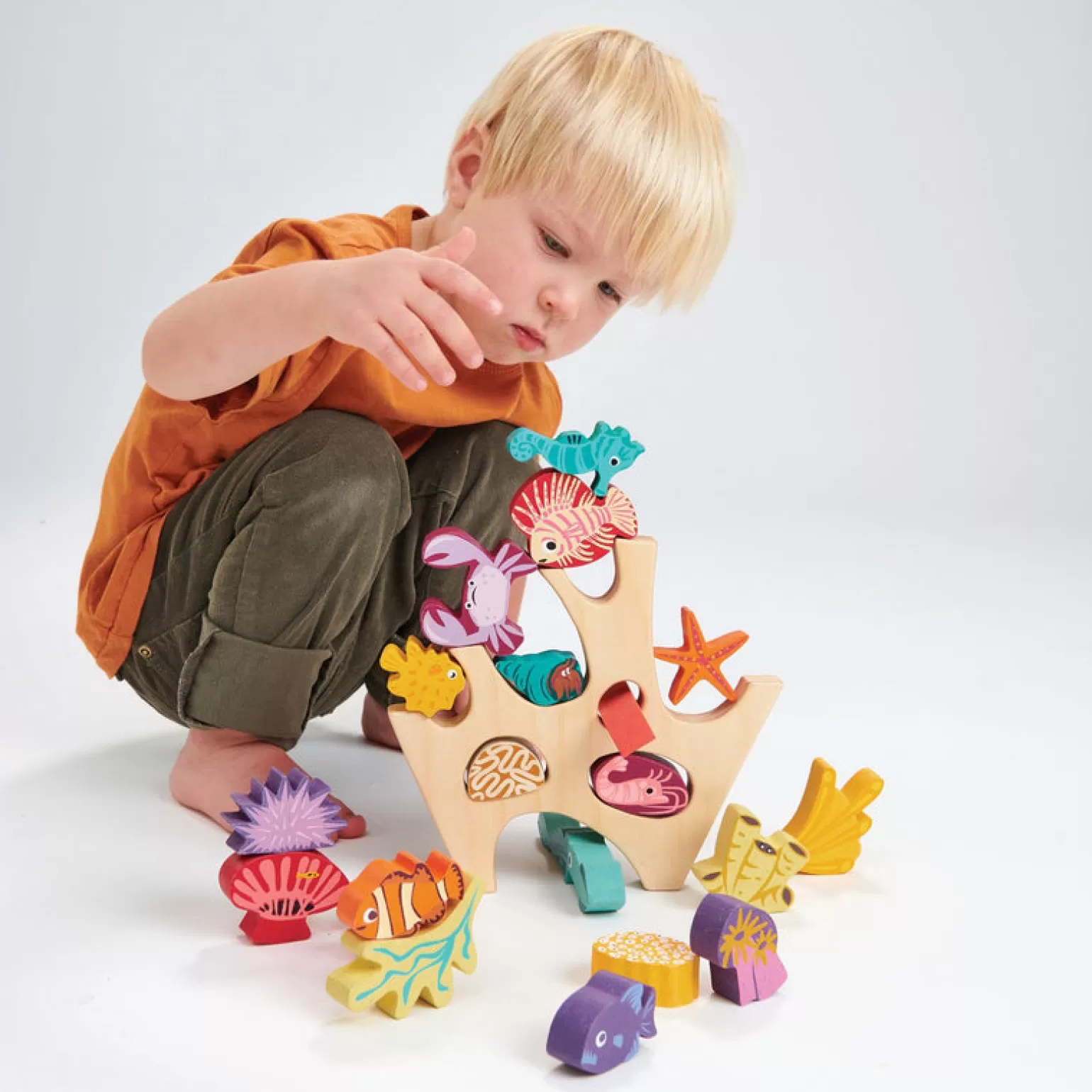 Store Tender Leaf -Toys Stacking Coral Reef Animals + Figurines