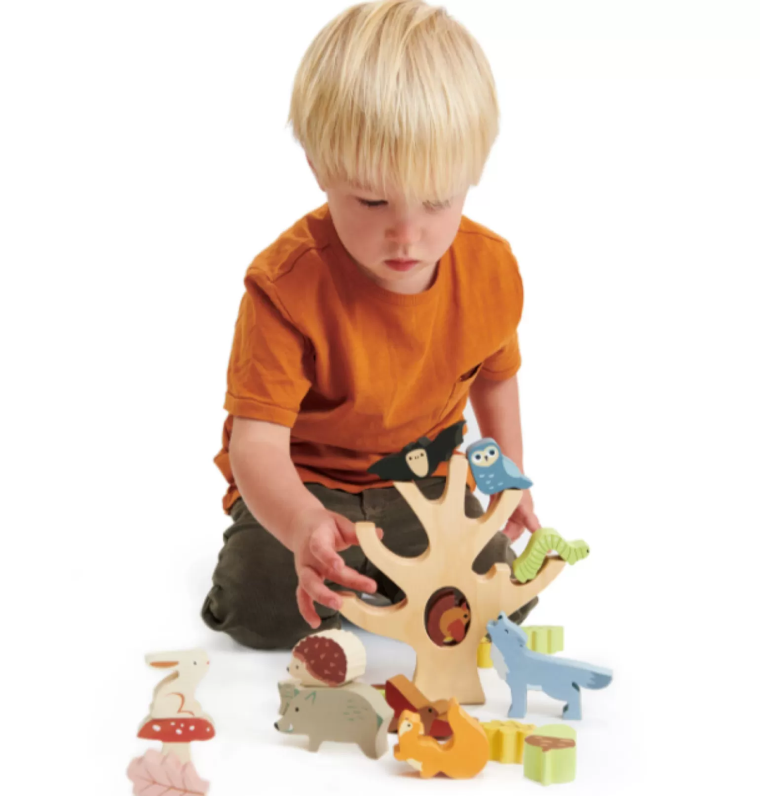 Discount Stacking Forest Wooden Toys