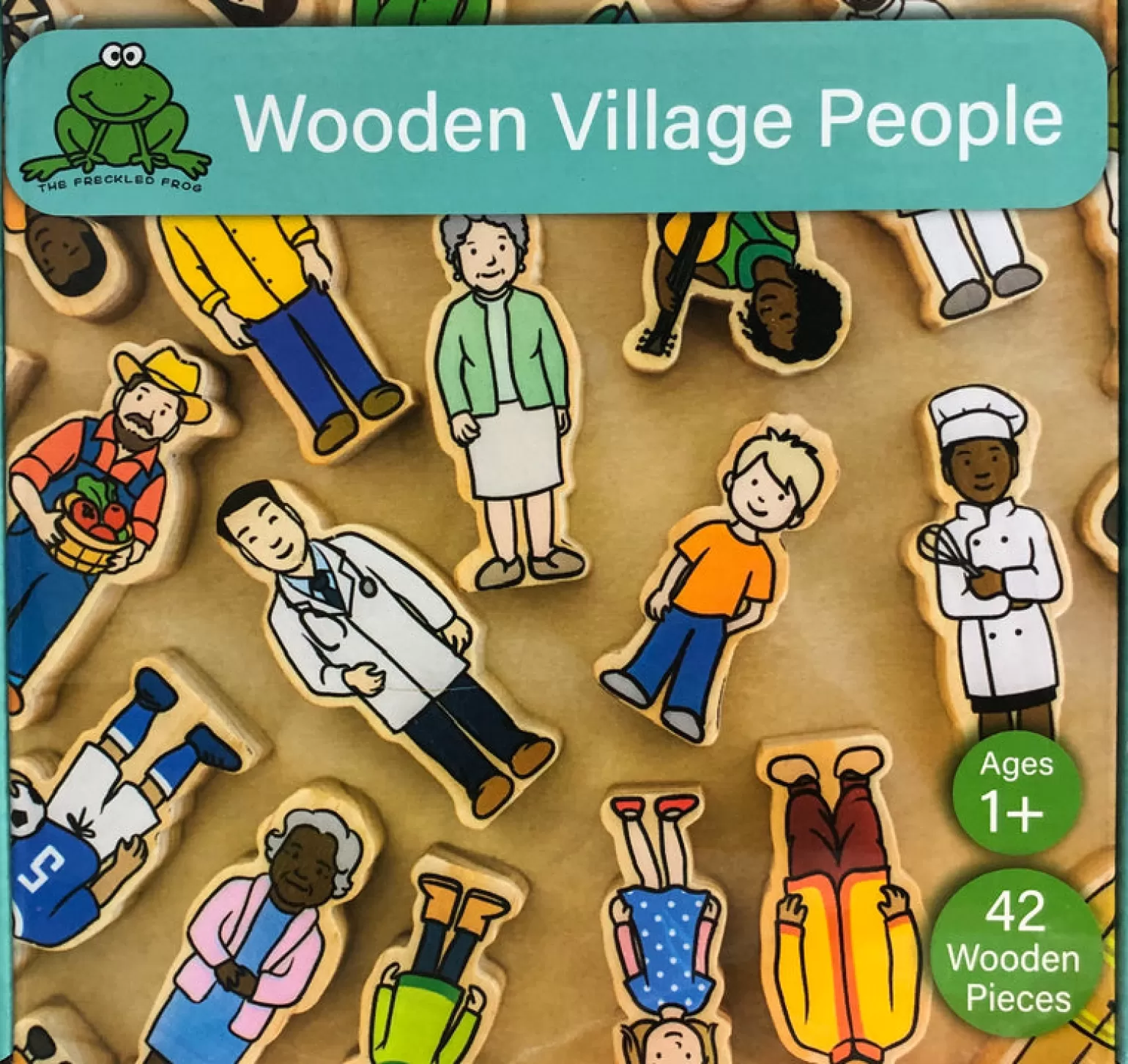 Sale - Wooden Village People Wooden Toys