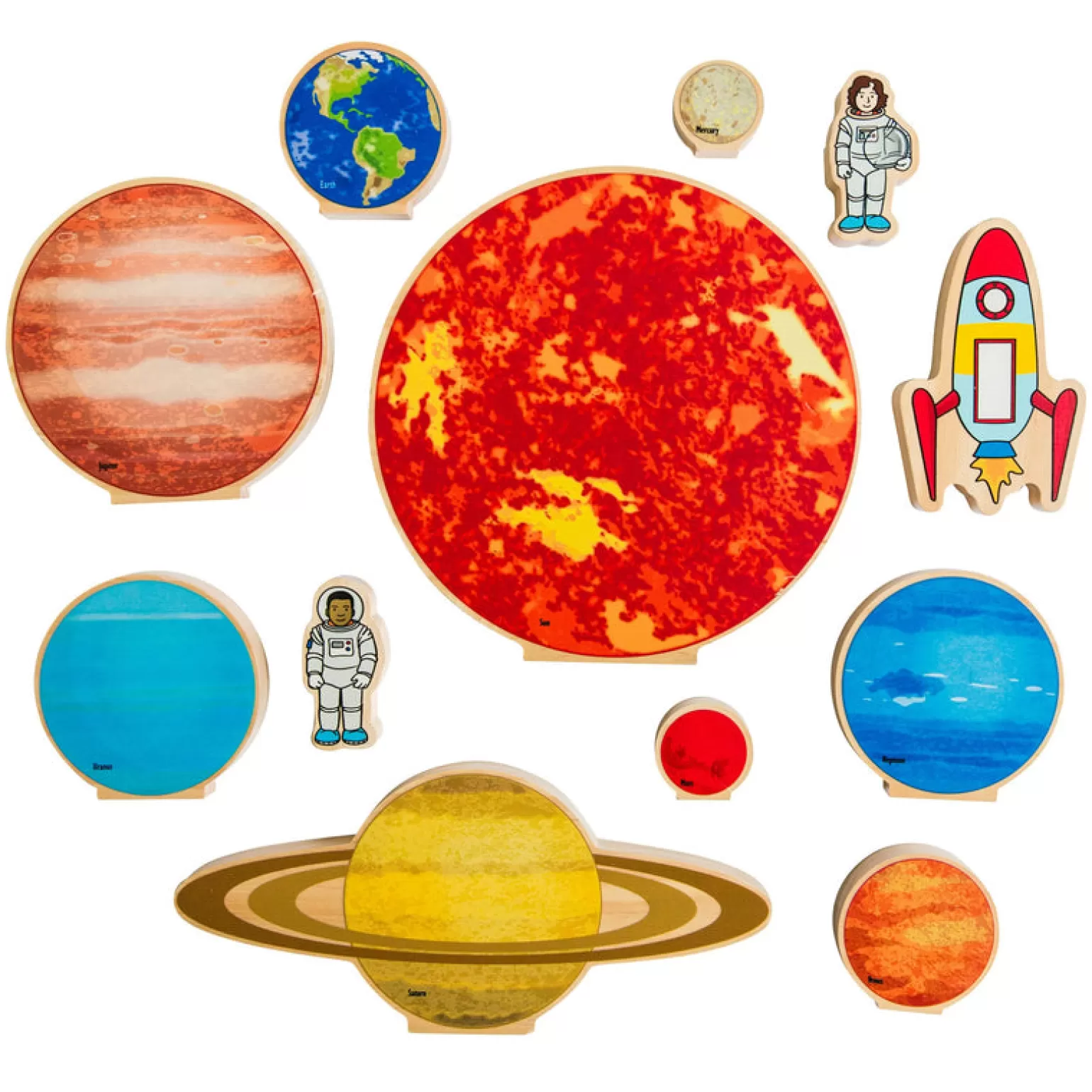 Discount Travelling In Space Wooden Toys