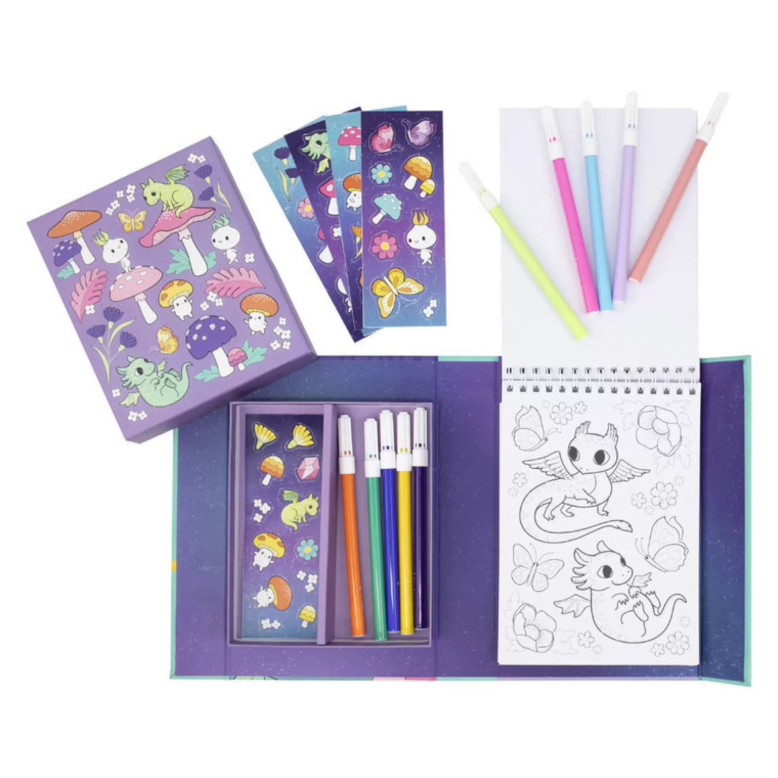 Outlet - Coloring Set Mystic Forest Arts + Crafts