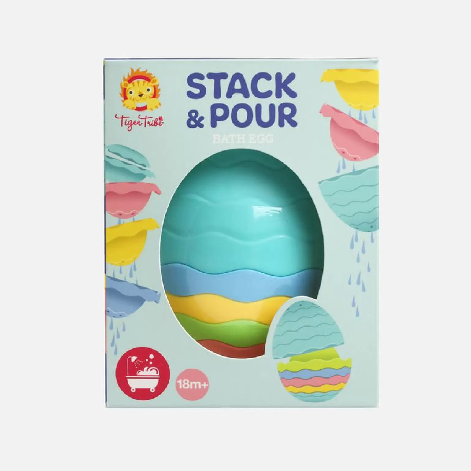 Tiger Tribe - Stack And Pour Bath Egg