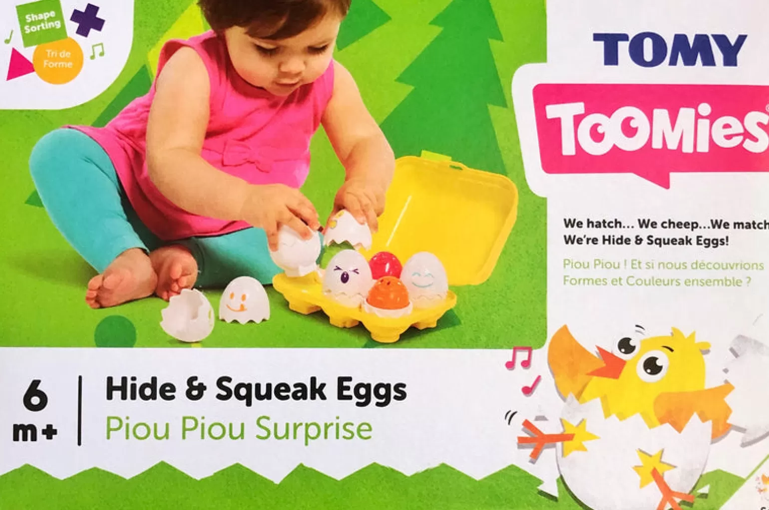 Tomy - Hide & Squeak Eggs