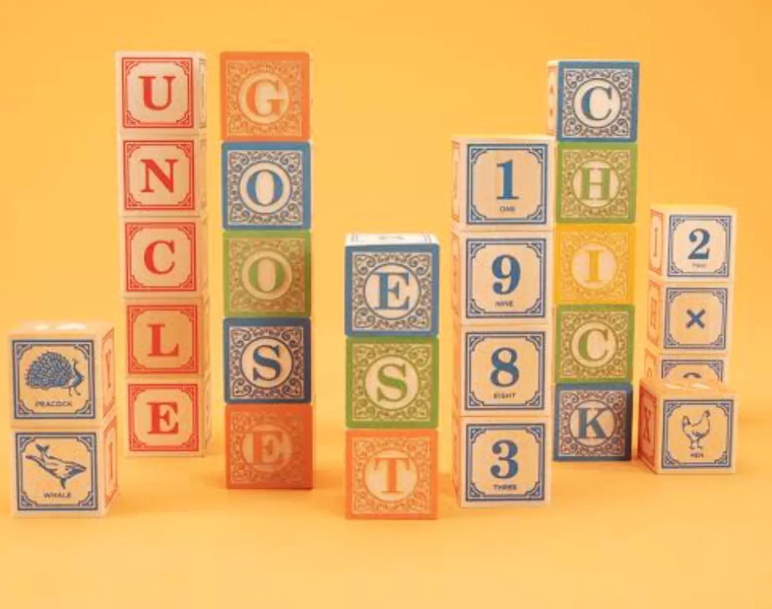 Uncle Goose - English Classic Abc Blocks