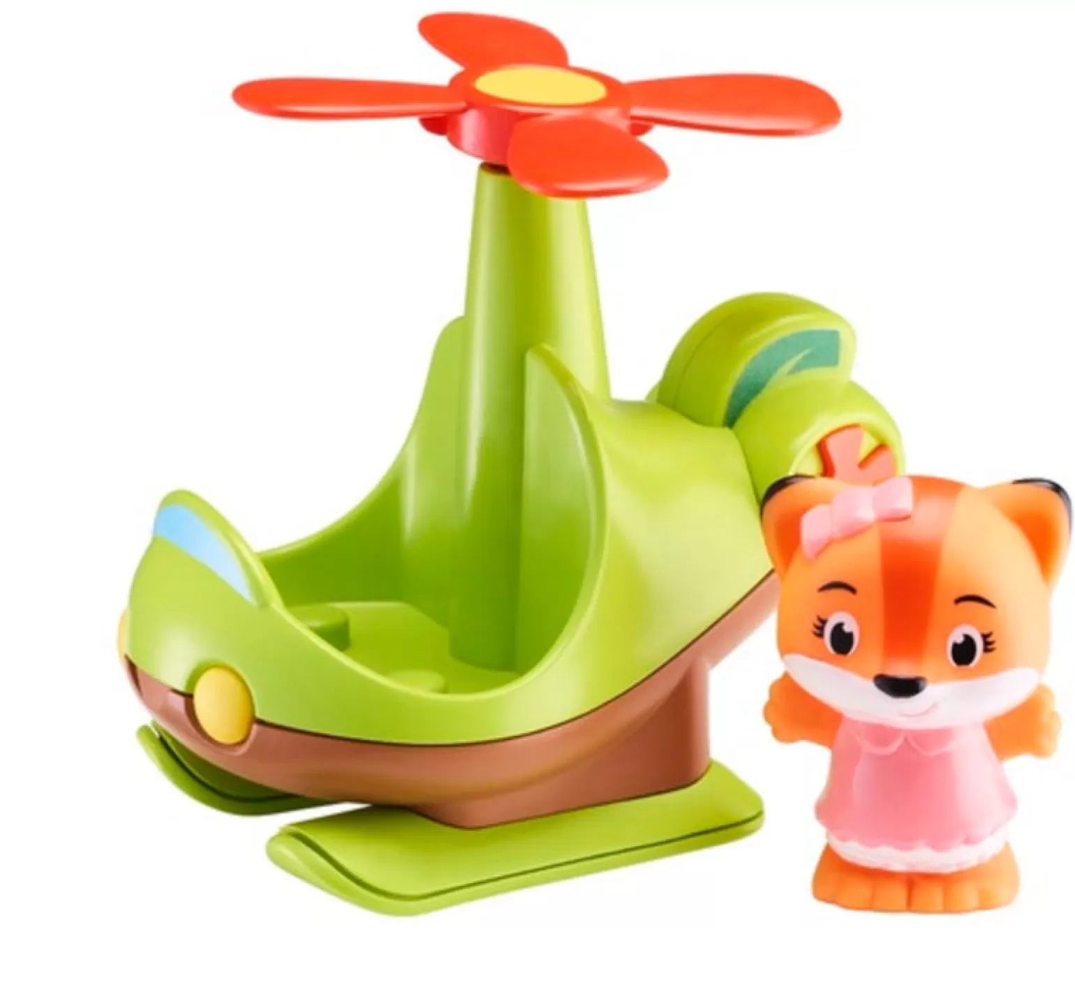 Sale - Helicopter In Multi Colour Print Animals + Figurines