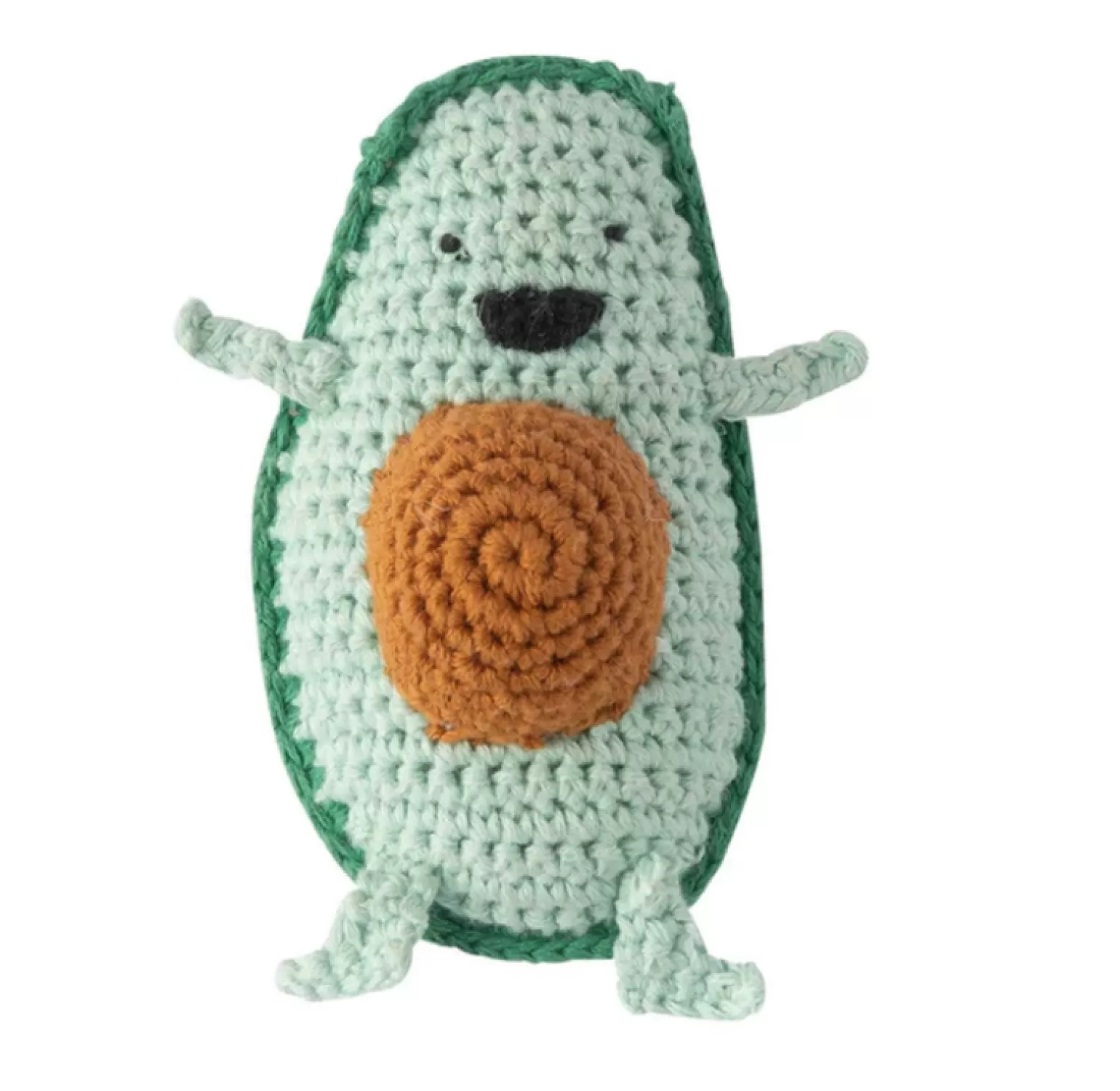 Weegoamigo - Anthony Avocado Crochet Rattle