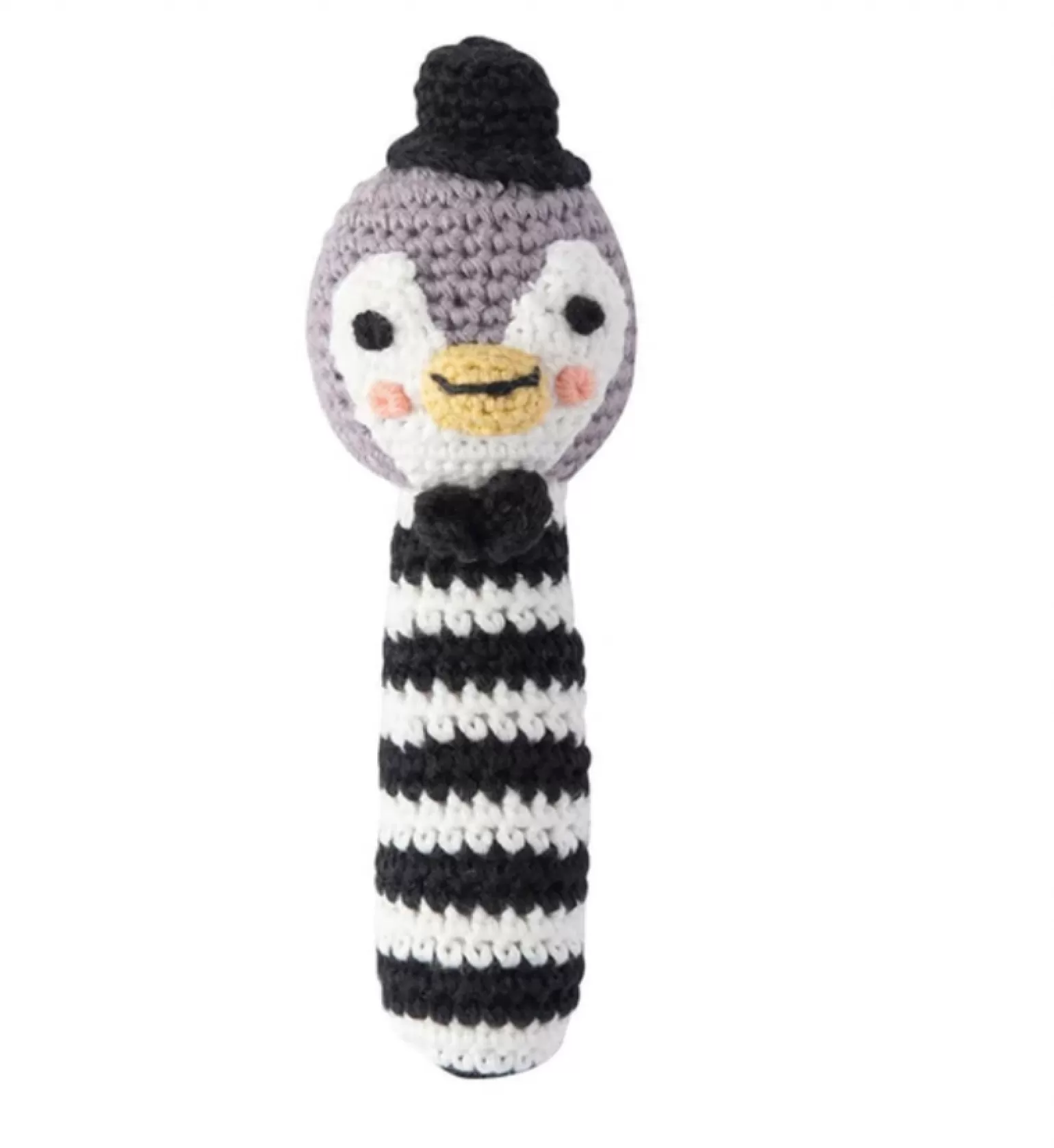 Weegoamigo - Poppy Penguin Crochet Rattle