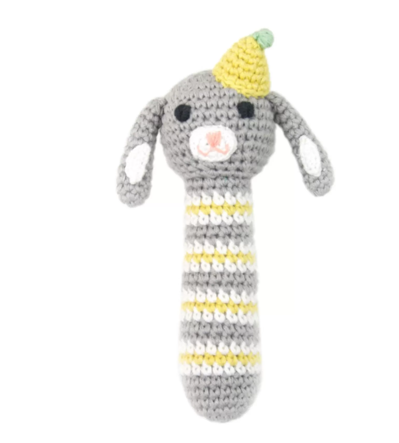 Weegoamigo - Racing Rabbit Crochet Rattle