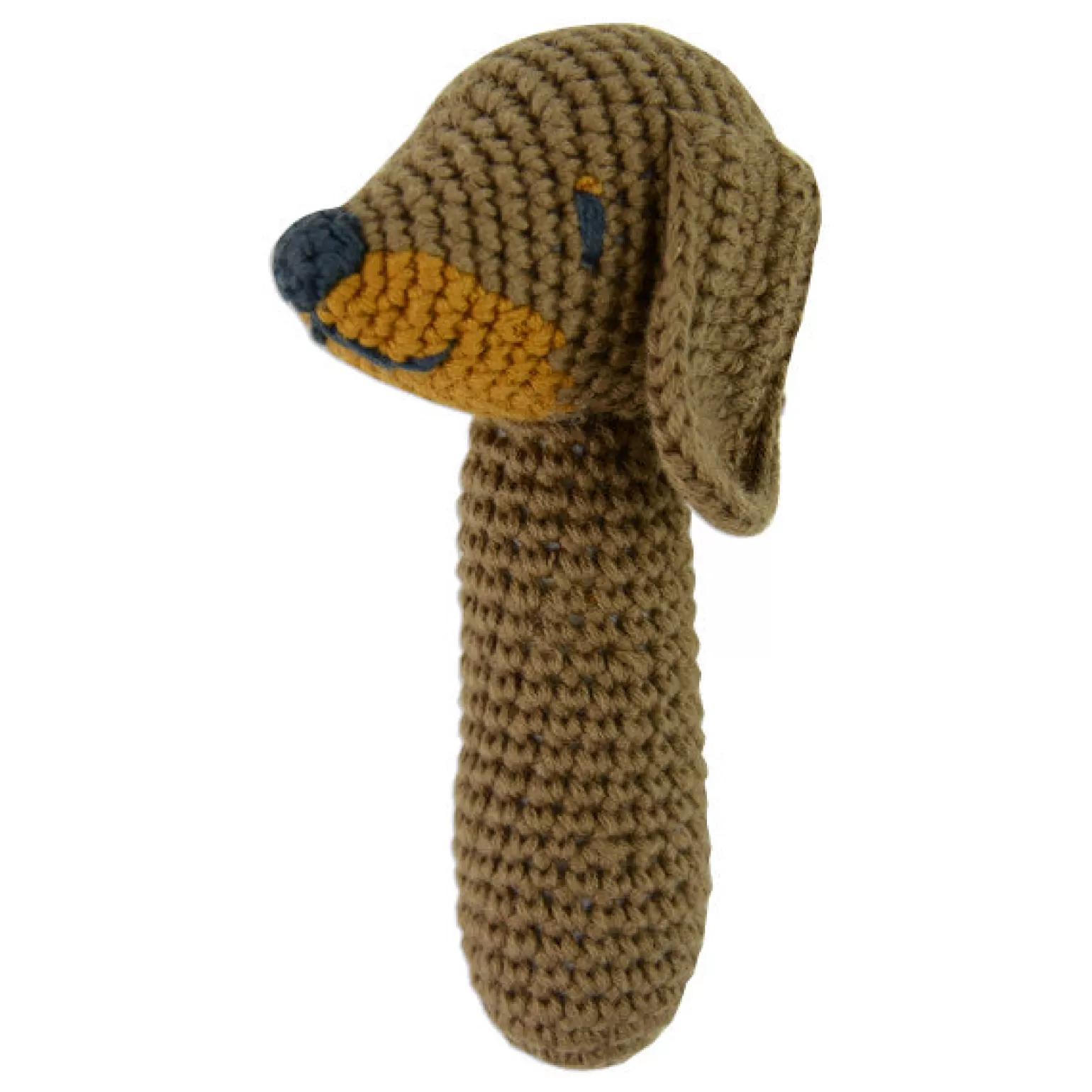 Weegoamigo - Snags Sausage Dog Crochet Rattle