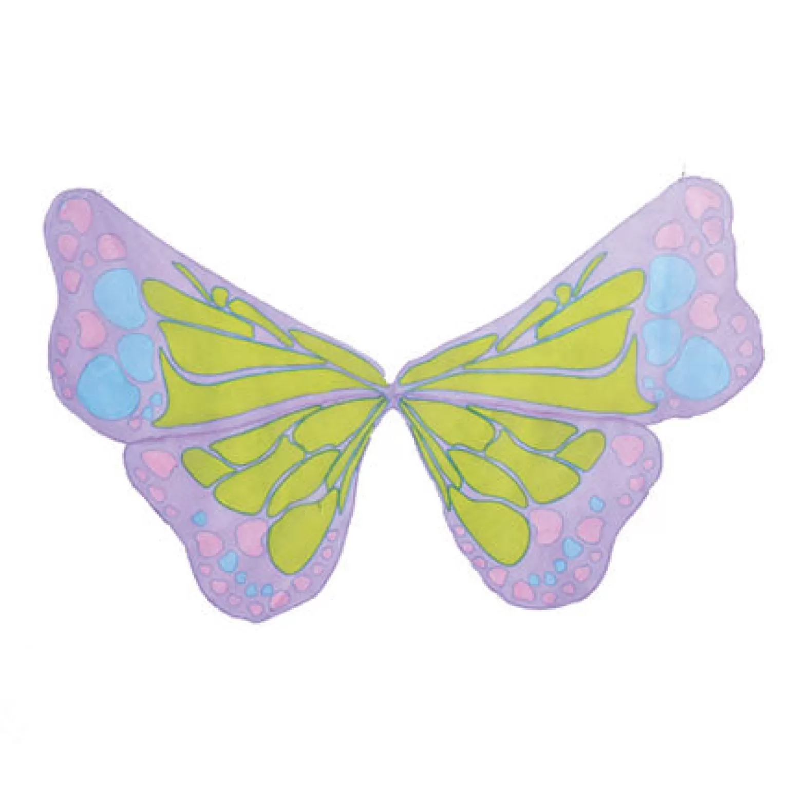 Gollygo Wings - Multi Chiffon Wings - Mauve