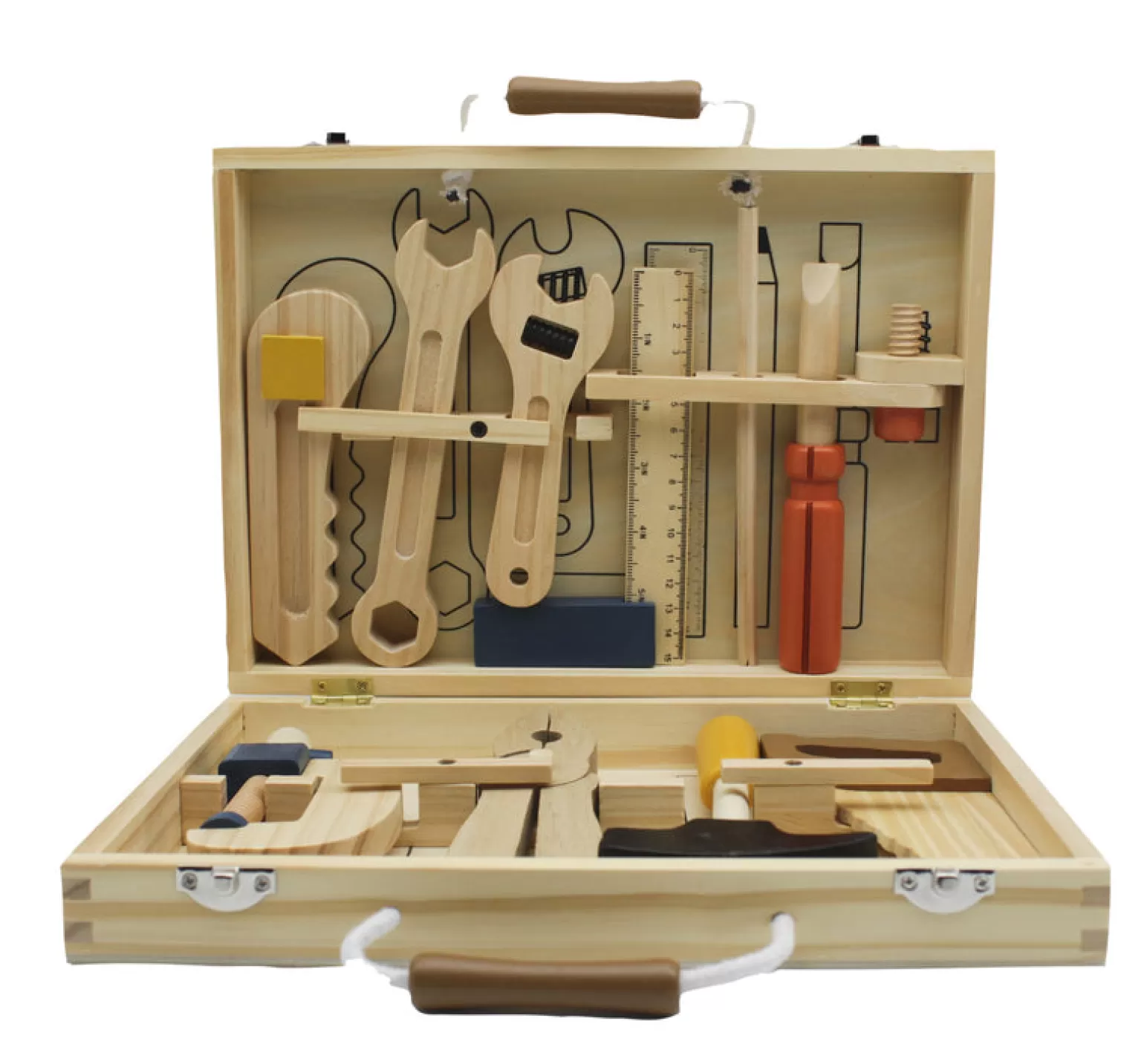 Hot Wooden Tool Box Wooden Toys