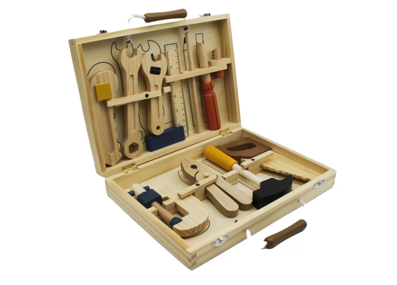 Hot Wooden Tool Box Wooden Toys