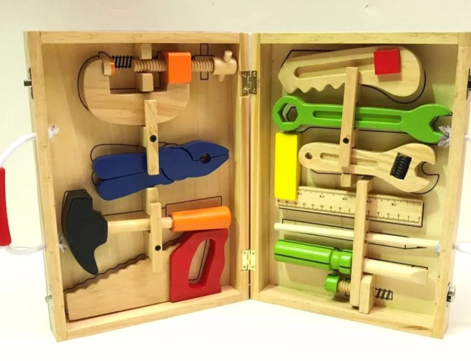 Outlet Wooden Tool Box In Wood Pretend + Imaginative Play